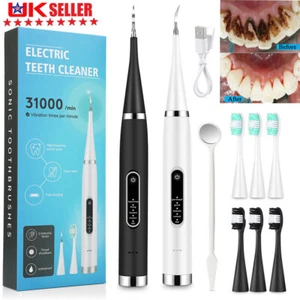 Powerful Ultrasonic Plaque Remover for Teeth with 5 Modes - Dental Tooth Cleaner - Picture 1 of 15