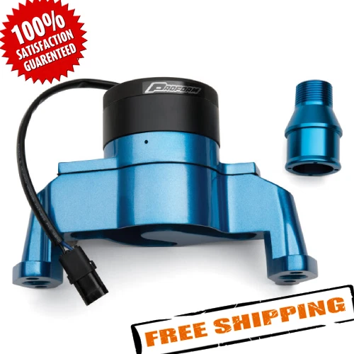 Bomba de agua eléctrica Proform 66225B azul para Chevy bloque pequeño Gen I Foto 1 de 3