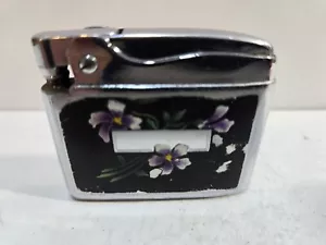 Vintage Working Ronson ADONIS Enamel, Silver Tone Lighter 7156/26 - Picture 1 of 7