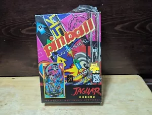 Pinball Fantasies Atari Jaguar Partially Sealed CiB Complete Mint Condition - Picture 1 of 8