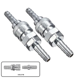 2PCS Fuel Line Hose Quick Release Disconnect Coupling Kit Separation Coupling - Foto 1 di 8