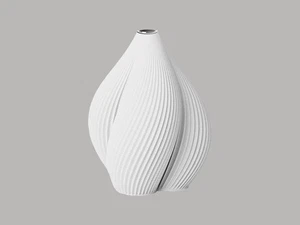 blumenvase venus 1 vase artic white Ø 13 x 17 cm by recozy+ - Bild 1 von 3