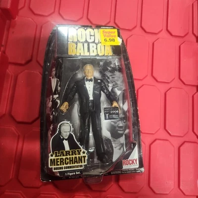 Rocky Balboa: Larry Merchant - Comentarista de boxeo sin usar, en caja 2007 Jakks Pacific A54 Foto 1 de 2