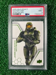 2025 Upper Deck Halo Legacy Master Chief Spartan Ops #10 PSA 9 - Picture 1 of 2