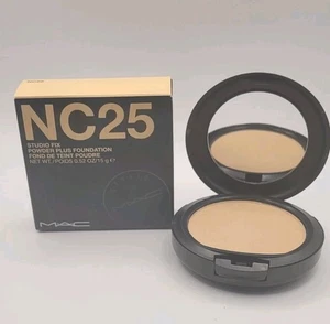 MAC  Studio Fix Powder Plus Foundation-NC25-  0.52 OZ / 15 g- NEW & AUTHENTIC  - Picture 1 of 7