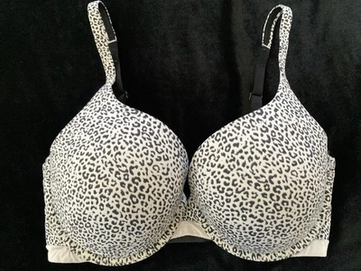 Victoria’s Secret 32DDD Body By Victoria Perfect Shape Bra Black & Gray Animal - Image 1 of 4