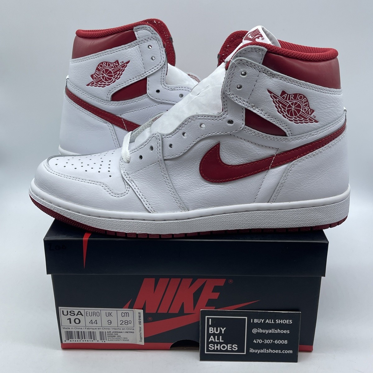 Jordan 1 Retro OG High Metallic Red for Sale - Authenticity Jordan 1 Retro OG High Metallic Red for Sale - Authenticity