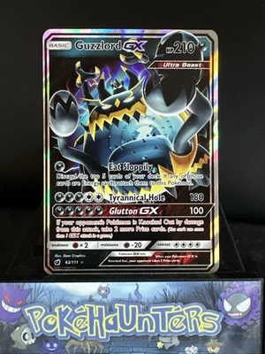 Pokemon Card Guzzlord GX 63/111 Crimson Invasion Holo Ultra Rare NM - Image 1 of 2