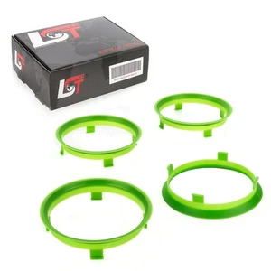 4x Distanz Ringe Zentrierringe Grün Alufelgen Ø 69,1 mm - Ø 70,1 mm für DAIMLER - Picture 1 of 7