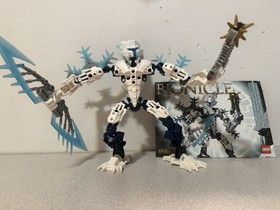 3 LEGO Bionicles: Gelu (8988), Metus (8976), Atakus (8972)