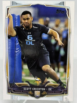 Scott Crichton 2014 Topps #404 Rookie RC Minnesota Vikings - Image 1 of 2