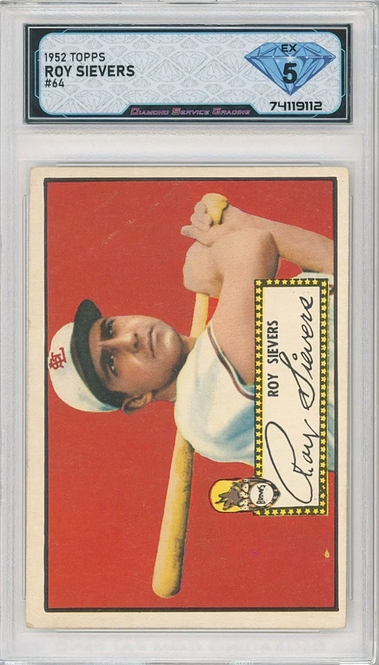 1952 Topps ROY SIEVERS #64 💎 DSG 5 EX - Image 1 of 2
