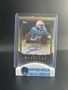 2024 Topps Midnight Football Stroke Of Gold RC /50 Jaylen Wright Auto - Picture 1 of 2