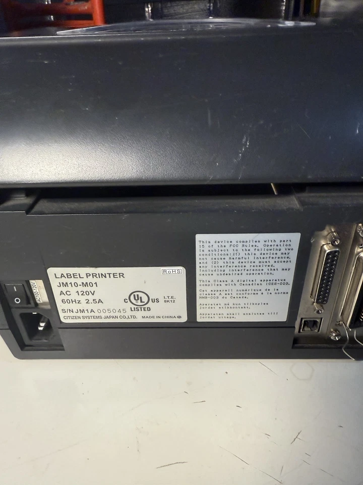 CITIZEN CLP-521 Thermal Barcode Printer CLP521  (JM10-M01) - NO PRINTHEAD - Image 1 of 4
