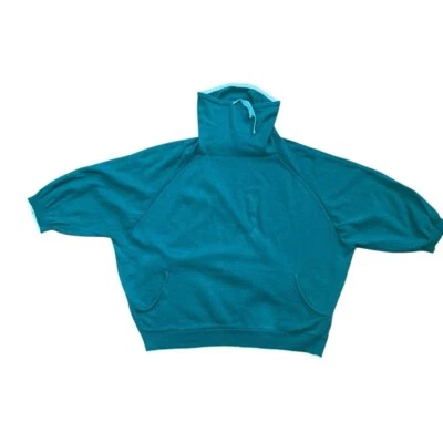 Inhabit NHBT 100% Algodón Sudadera Cuello Cordón Suéter Top Verde Talla L Foto 1 de 4