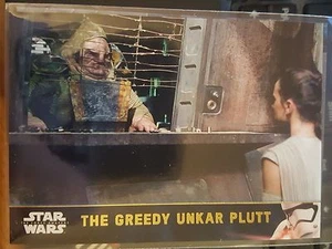 Star Wars Force Awakens 2 #24 2016 The Greedy Unkar Plutt dorado 042/100 - Imagen 1 de 1