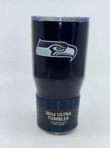 NWD Seattle Seahawks 30oz Gameday Stainless Tumbler Clear Lid 8" READ - Picture 1 of 12