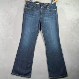 AG Adriano Goldschmied Jeans donna taglia 31R blu The Jessie taglio stivale curvy - Foto 1 di 12