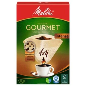 Melitta Gourmet Intense Coffee Filter - Compostable Paper Filter - 80 Pack  - Picture 1 of 1