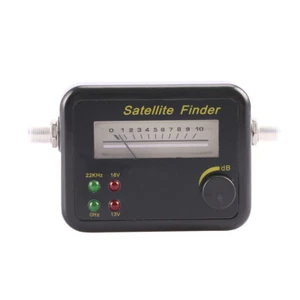 Plastic Black Mini Digital LCD Display Satellite Signal Finder Meter Tester -wf - Zdjęcie 1 z 9