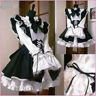 Women Maid Outfit Anime Dress Apron Dress Lolita Dress Men Cafe Costume Cosp Y H