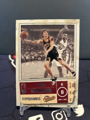 2004-05 Fleer Authentix Luke Ridnour Seattle Supersonics #33 - Image 1 of 2