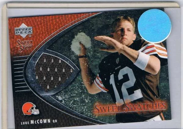 2004 Sweet Spot Sweet Swatches #SWLM Luke McCown  ID: 4873 - Image 1 of 1