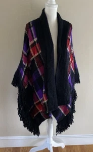 Ralph Lauren Plush Knit Cape Sleeve Openings L/XL New $275 - Picture 1 of 5