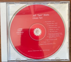 Jeff "Tain" Watts: Citizen Tain (Audio CD, 1999) SPECIAL RED ADVANCE CD - Picture 1 of 2