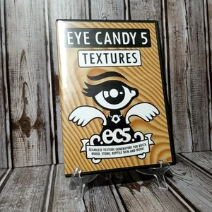 Alien Skin Software Eye Candy 5: Textures 5.0 Seamless Texture Generator w/ Book - Picture 1 of 11