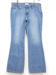 American Eagle 10 Long Jeans Hipster Flare Low Blue Denim Bell Damen 34x32 - Bild 1 von 12