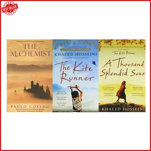Combo Set of 3 books(Alchemist+The Kite Runner+Thousand of Splendid Suns) - Picture 1 of 4