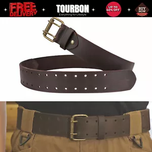 TOURBON Leder Werkzeug Trage Holster Bau Werkzeug Gürtel Ranger Arbeit Rig Gürtel - Bild 1 von 24