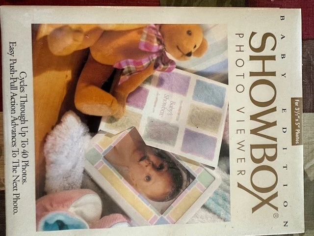 NUEVO Visor de Fotos ShowBox 3.5x6" Soporta Hasta 40 Fotos Edición Bebé Foto 1 de 1