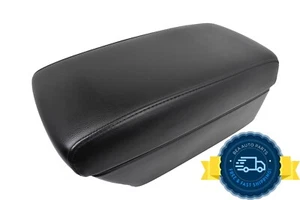 2001-2003 Infiniti QX4 Center Console Black Leather Armrest Lid Storage OEM - Picture 1 of 11