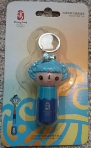 Peking 2008 Olympische Spiele Bei Bei Bei Maskottchen Kugelschreiber Schlüsselanhänger Neu Versiegelt - Bild 1 von 1