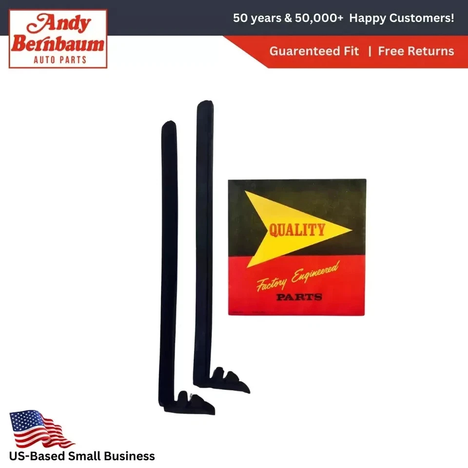 Juego de juntas de goma divisora ventana cuarto imperial Chrysler 300 1955-1956 Foto 1 de 4