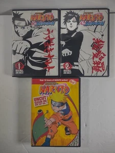 Shonen Jump Naruto Season 1  & Shippuden Vol. 1 & 2 - 8 Discs - Japanese Anime  - Picture 1 of 9