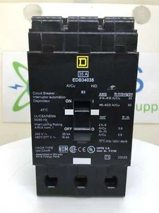 Disyuntor Square D EDB34035 35 Amp 3 Polos 240V Perno - Imagen 1 de 7