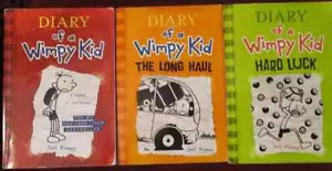 Jeff Kinney - 3 DIARY OF A WIMPY KID - Trade Paper - Foto 1 di 1