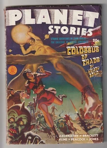 Planet Stories Pulp Winter 1942 Leigh Brackett, Frank R. Paul - Ottimo - Foto 1 di 10