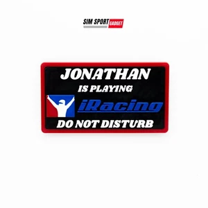 Individuelle "Do Not Disturb" iRacing Platte | Personalisiertes Schild | Deko - Bild 1 von 2