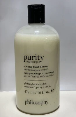 Limpiador facial de un solo paso Philosophy Purity Made Simple - 472 ml / 16 oz Foto 1 de 3