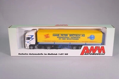 LE2627 AWM AUTOMODELLE 55053 Ho 1:87 DAF 95 XF SC Hans Peter Brutsch AG  - Photo 1/4