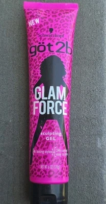 Nuevo gel para el cabello got2b Glam Force Sculpting 6 oz 24 horas estilo sujeción DESCONTINUADO Foto 1 de 3
