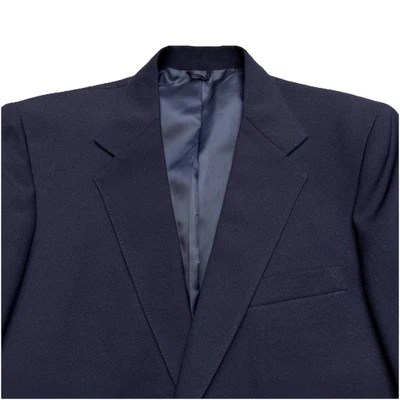 Винтажный Levi's действие костюм мужской Blazer спортивная куртка 40L темно-синий латунные кнопки - Изображение 1 из 4