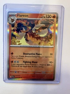 Flareon 136/165 Holo Rare Scarlet & Violet 151 Set Pokemon Karte 2023 NM - Bild 1 von 2