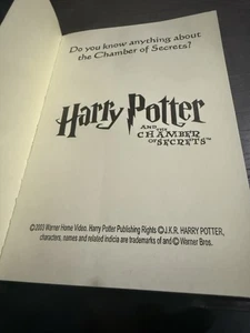 Harry Potter - Kammer des Schreckens 6”x4” Notizbuch - Bild 1 von 6