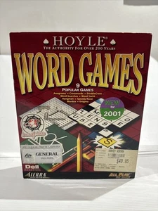 Hoyle Word Games 9 Popular Games Large Retail Boxed PC / MAC Computer Game - Photo 1/14