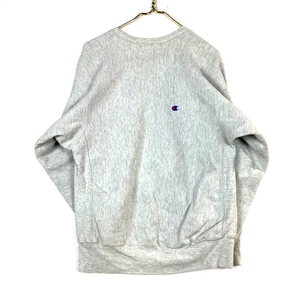 Vintage Champion Reverse Weave Sweatshirt Crewneck Gr. XL grau USA unbedruckt 90er - Bild 1 von 3